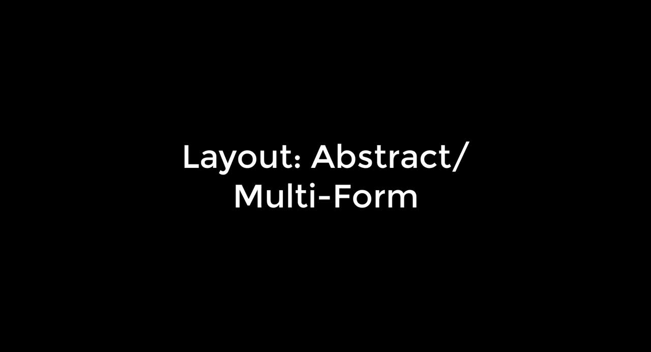 Abstract Layout and MultiForm in the Visual Form Editor